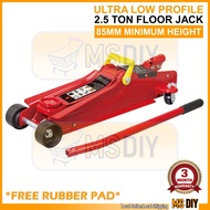 2.5 TON LOW PROFILE MINI FLOOR JACK GARAGE JACK CAR JACK ULTRA LOW PROFILE SERVICE CAR JACK LIFTING 