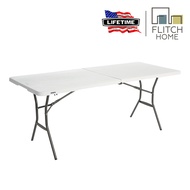 Lifetime 6 FT Fold-In-Half Table - White