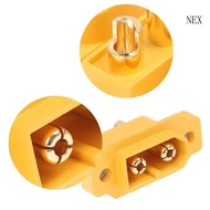 NEX 5Pcs  XT60E1-M Banana Plug RC  Connector Plug XT60E1-M XT60 Male DIY Plug Connector For Aircraft