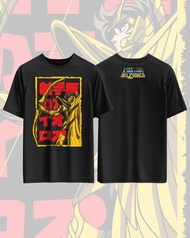 Saint Seiya Anime Printed Cotton T-Shirt For Men And Women Harajuku Street Casual Oversized Anime Pe