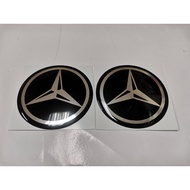 สติ๊กเกอร์เทเรซิ่นนูน อย่างดี logo BENZ logo โลโก้ เบนซ์ sticker แต่งรถ ติดรถ ติดดุมล้อ ดุมล้อ ติดพว