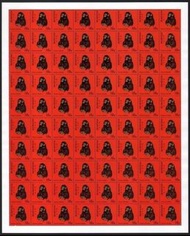 带邮折新邮票2013年朝鲜猴版票80枚雕刻版金猴大版票【十二生肖】