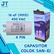 Capacitor Plug-in Capacitor/ 16 uF Original 450 VAC SAN-EI/