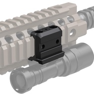 Picatinny Rail Light Mount 45-Degree Angle Scount Adapter for Surefire M300/M600 Series/Streamlight