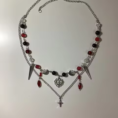 Handmade skz inspired necklace, Y2K jewelry, K-POP style, star wandering accessories
