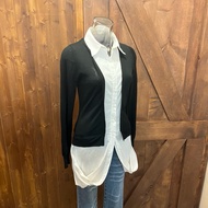 ROBYN HUNG Fake Two-Piece Shirt Top