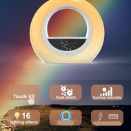 Sunrise Alarm Clock Wake Up Light Clock with Night Light Desk Clock for Heavy Sleepers Bedroom Sleep