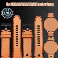 For Diesel Cowhide Watch band DZ7413 DZ4318 DZ4343 DZ4323 DZ4476 Vintage Cow leather Retro Wtach str