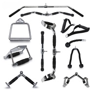 ClickNest [READY STOCK] Cable Attachment Handle hine Exercise Chrome PressDown Strength Training Hom