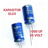 ELCO CAPACITOR 1000uF 35V ELCO 1000 uF 35 VOLT