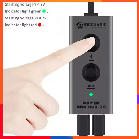 Mechanical Power Pro Max 2.0, power supply, test cable, C-type input with 15 FPC, single button star