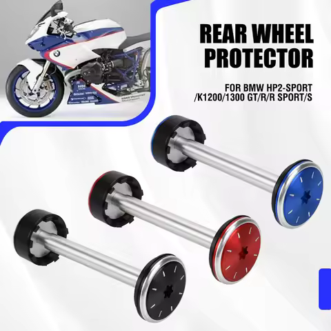 Motorcycle Rear Wheel Axle Fork Rear Axle Guard Cover Protector For BMW HP2-Sport/K1200/1300 GT/R/R 