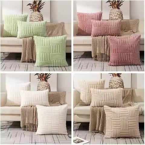 30X50 45X45 50X50cm Throw Pillow Covers for Sofa Cushion Cover Pillowcase Knitting Fur Pillowcase Of