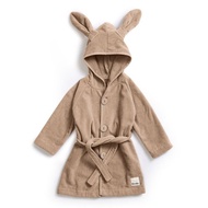 兒童連帽浴袍 - Blushing Pink 0-3歲男女適用 乾燥玫瑰粉嫩公主
