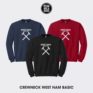 Sweater HOODIE WEST HAM UNITED BASIC CREWNECK Jacket Ball K15