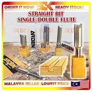 ARDEN Router Bit - Straight Bit Single Flute or Straight Bit Double Flute Router Bit