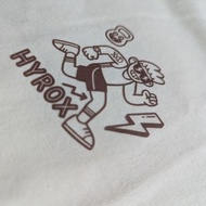 Hyrox Star Cream Tshirt with Brown Graphics