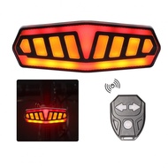 Remote Control Bicycle Tail Light with Multiple Modes and IPX4 Waterproof Rating