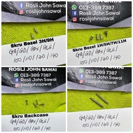 Genuine replacement part skru bezel/skru backcase/springbar G-SHOCK GA/GD/GAX/GLS-100/110/120/140 (p