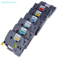 SWEETBABE 12mm 9mm TZ-231 PT-E100B D210 Label Tape for Brother P-touch Printers   MY
