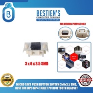 MICRO TACT PUSH BUTTON SWITCH 3x6x3.5 SMD, BEST FOR MP3 MP4 TABLET PC BLUETOOTH HEADSET