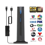 Digital HDTV Antenna Long Range Amplified Indoor TV Antenna with Signal Booster for Free Local chann