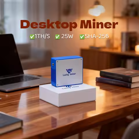 LV07 Bitcoin Miner 1TH/S 25W Ultra Low Power Miner Bitcoin Miners SHA256 Home Solo Lottery Mining Ma