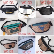 Coach Waistbag Sling bag Waist bag Men Women Coach Authentic