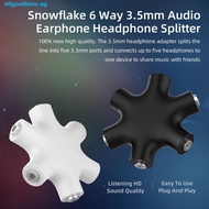 ALLGOODS Audio Cable Splitter for Tablet MP3 MP4 1 Male to 5 Female Headphone Port 3.5 Jack Share Ad
