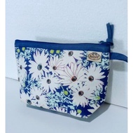 NaRaYa Cloth Bag Flower Pattern Card Holder Coin Size 8.5 × 5 Inches