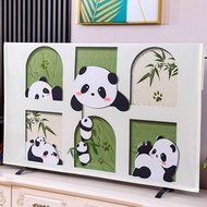 TV Cover Anti-dust Cover Cloth High-End Cover Towel556575Inch Household Hanging Curved Screen LCD TV