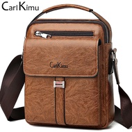 ↂ♘ Small CK business small handbag men's bag leather texture shoulder Messenger bag fashion backpack bag men's men's bag