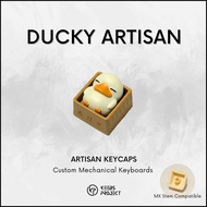 [READY STOCK] Ducky Egg Cute Artisan Keycaps for Mechanical Keyboard