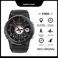 New NORTH EDGE X-TREK 360*360 High Resolution Screen GPS Watch Heart rate/VO2 MAX/SPO2/120 Sport mod