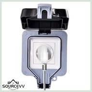 SOURCE External Outdoor IP66 1 Slot Wall Socket Dustproof Surface-Mounted Protective