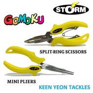 STORM GOMOKU MINI PLIERS 4"/ GOMOKU SPLIT-RING SCISSORS (SGSRP/ SGMP4)
