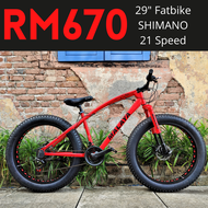 SHIMANO Fat Bike Bicycle Basikal  21 speed 2021 Model