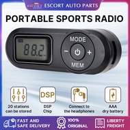 Portable FM Radio, DSP 1.1 inch LCD Digital FM Radio Music Player with Earphones for Walking, Joggin