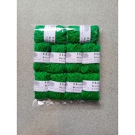 HIJAU WOOL.ID Green/s Wool/s 10 pieces Colored Wool Yarn/s Wool Yarn/s pack Small colorful wool yarn