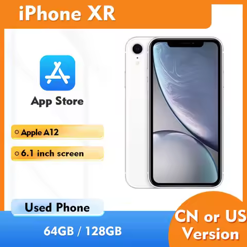 Apple iphone XR 4g 64GB 128GB 256GB ROM Smartphoen IOS 6.1inch 1792×828 Display Resolution 12MP Came