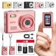 HOTU Mini Keychain Digital Camera – Y2K Pocket-Size Camera 1080P HD with 1MP Lens, Flash & 0.96" Scr