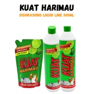Kuat Harimau Dishwashing Liquid Lime 500ML / Pencuci Pinggan Mangkuk