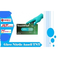 Ansell TNT 92-600 Nitrile Gloves Size L Ansell Nitrile Rubber Gloves