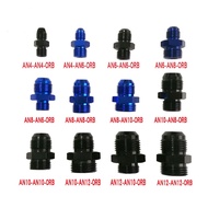 Universal ORB Fuel Line Hose Straight Fitting Male Adapter AN to AN O-Ring Boss AN4 AN6 AN8 AN10 AN1