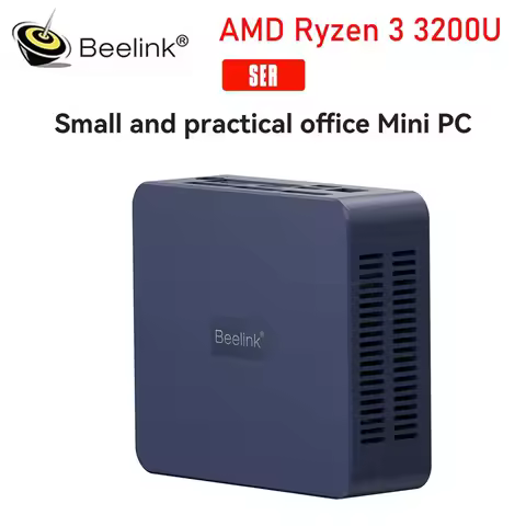 Beelink SER AMD Ryzen 3 3200U 2xDDR4 16GB 500GB Wifi5 BT5.0 1000M 4K Office Mini PC Windows 11 Dual 
