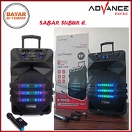 ADVANCE K-1512 Speaker Meating / SPEAKER Portable 15 Inch ADVANCE K-1512 Bluetooth FREE MIC 2BH