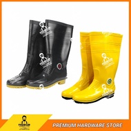 KORAKOH SAFETY RUBBER BOOT #7000 (Yellow & Black) Rain Boot Rubber Shoe Kasut Getah Kasut Kebun Kasu