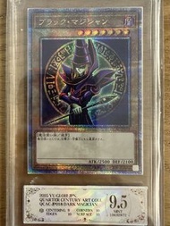 遊戲王卡 QCAC-JP018 黑魔導 QCSER 金鑽 評分卡 評級卡鑒定卡