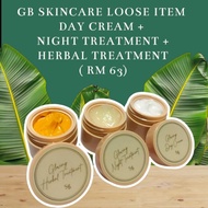 GB SKINCARE L/item DAY CREAM + NIGHT TREATMENT + HERBAL TREATMENT