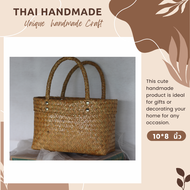 กระจูดสาน กระเป๋าถือ กระเป๋าสาน งานแฮนด์เมด ส่งจากแหล่งผลิต งานจากวัสดุธรรมชาติ Thaihandmade ของรับไหว้ ของขวัญ #krajoodbag #thaihandmade #ของขวัญ#กระเป๋าสาน